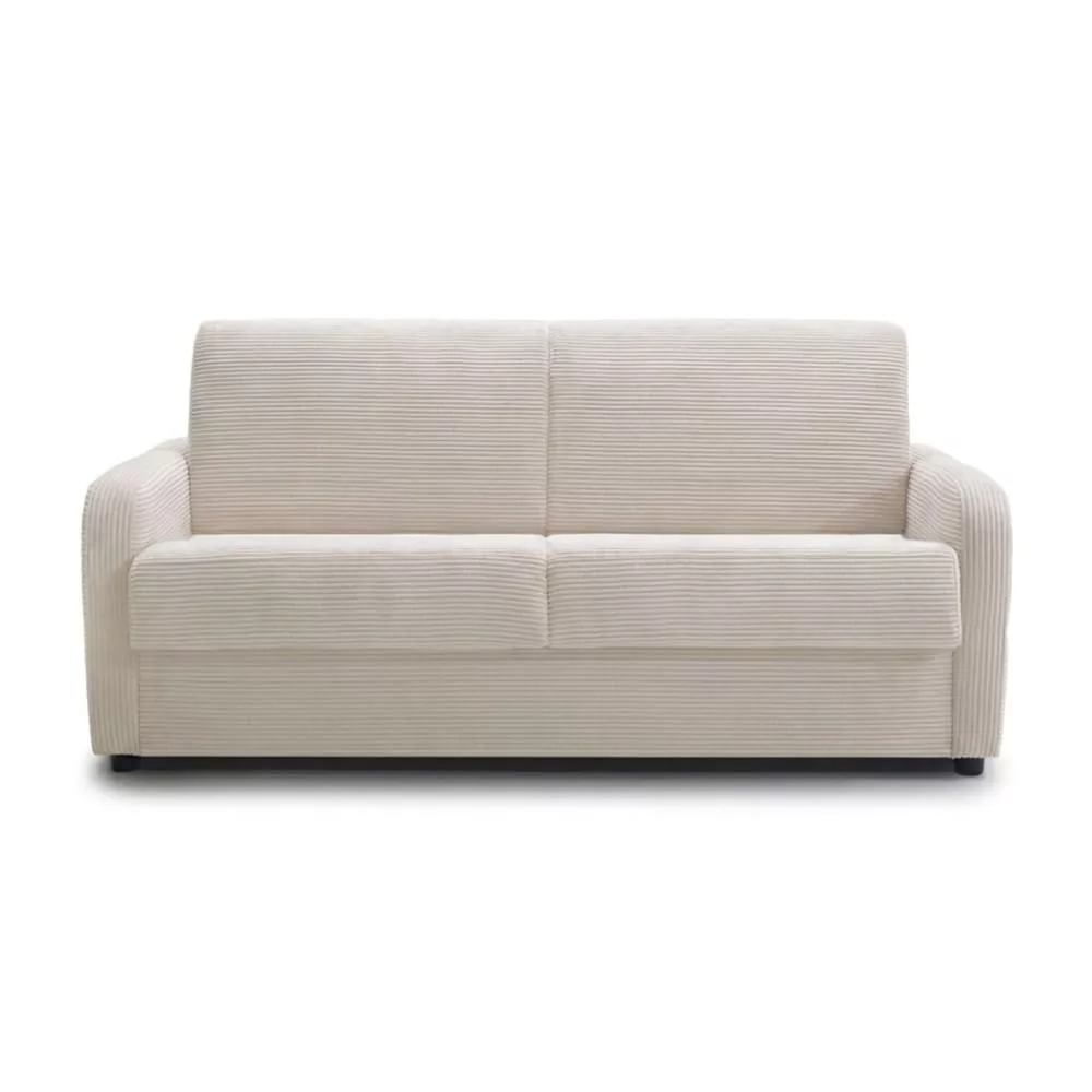 Canapé convertible en velours matelas épaisseur 13 cm
