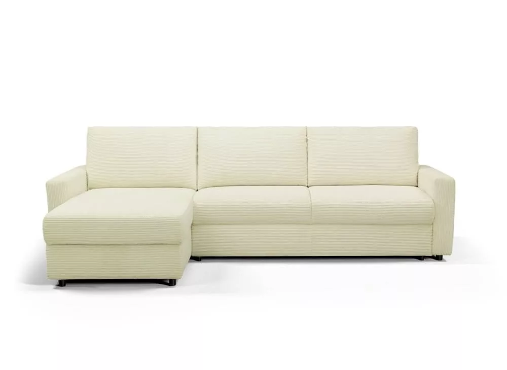 Canapé d'angle convertible réversible ouverture express velours