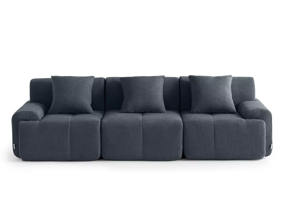 Canapé modulaire 3 places Tissu chenille