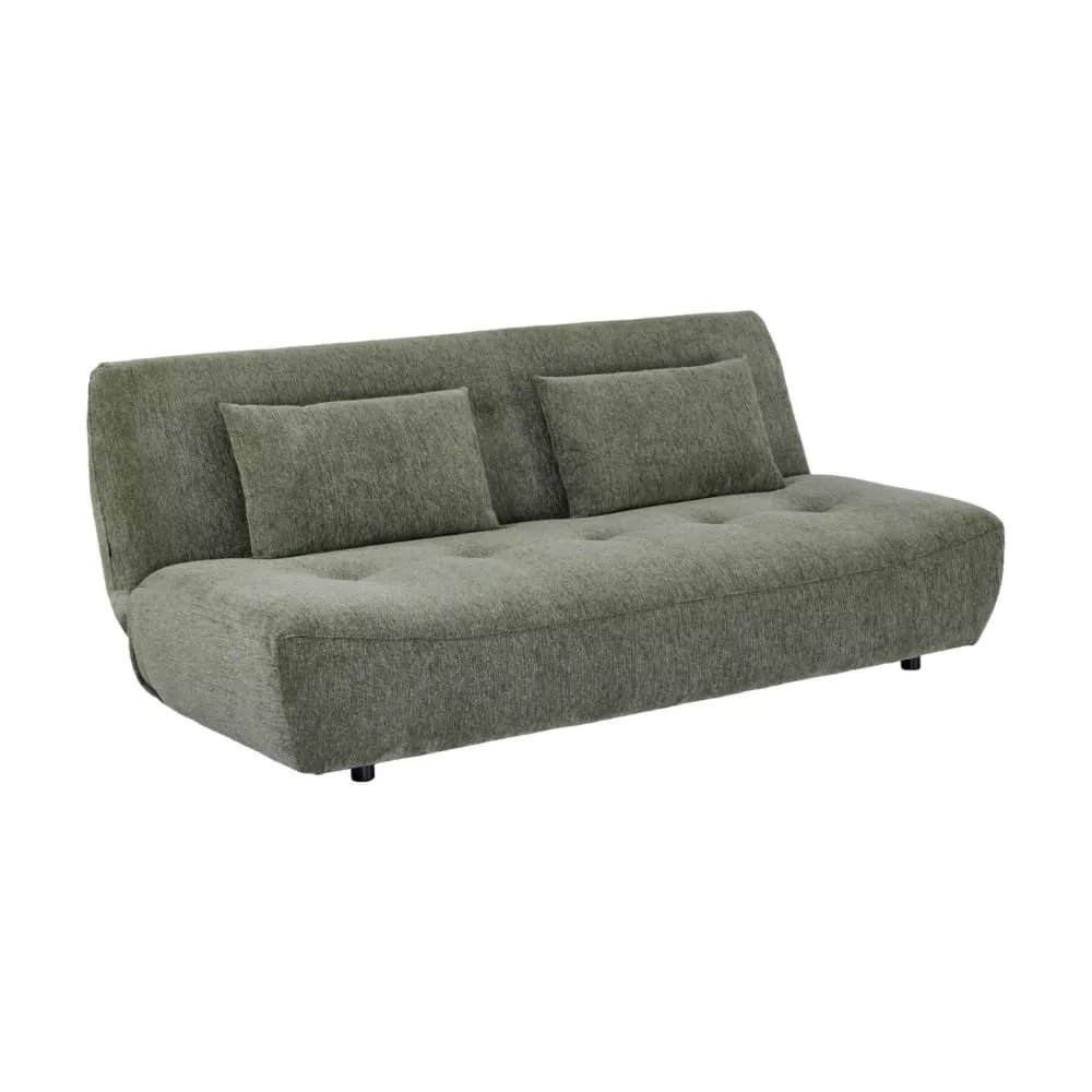 Banquette convertible tissu chenille 3 places