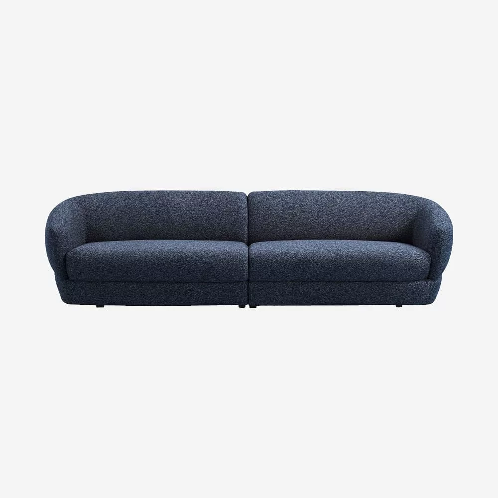 Canapé 4 places en tissu bouclette courte – nuit