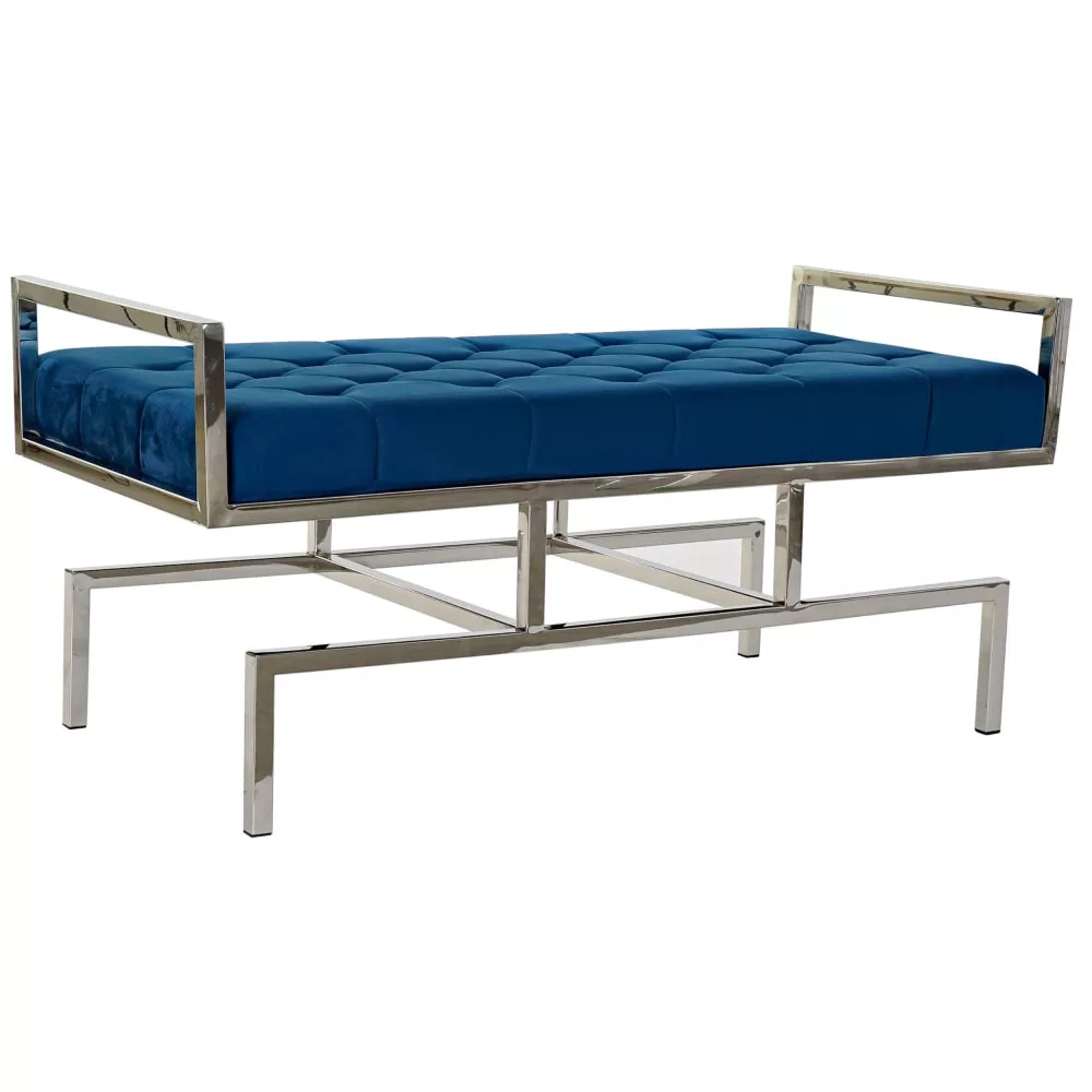 Banquette en acier et polyester