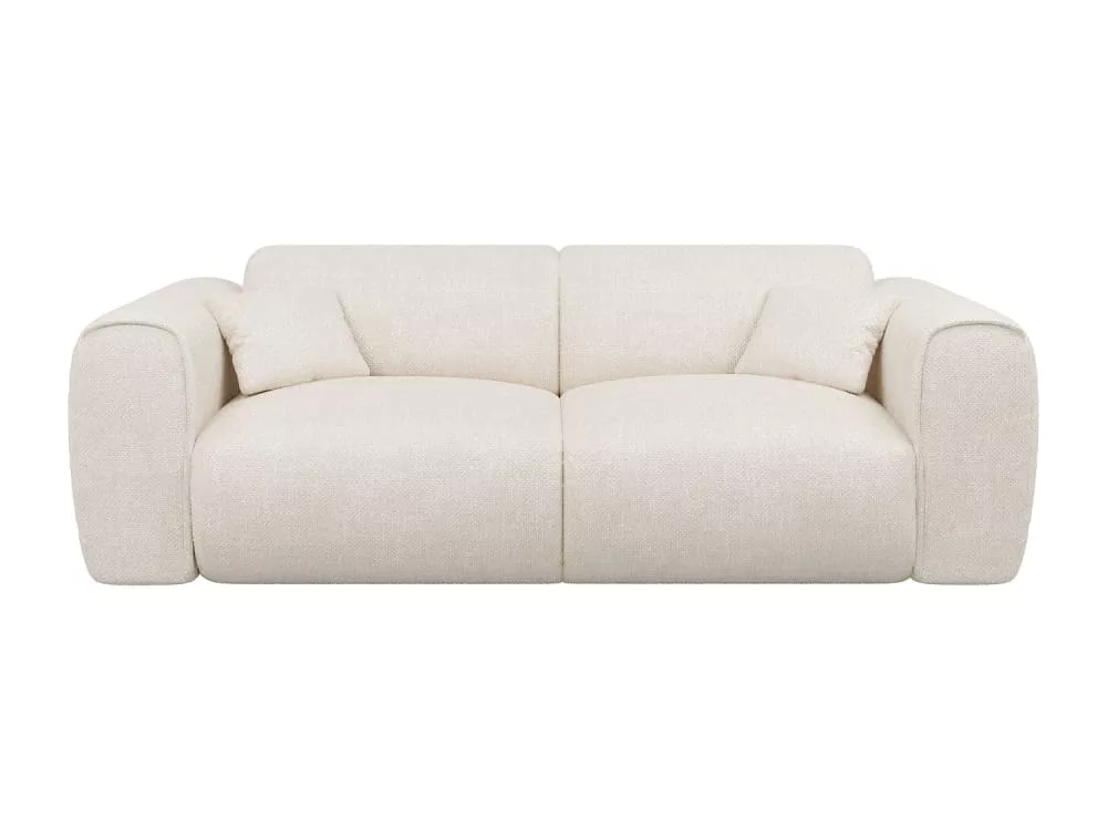 Canapé convertible polyester 3 places Pognia