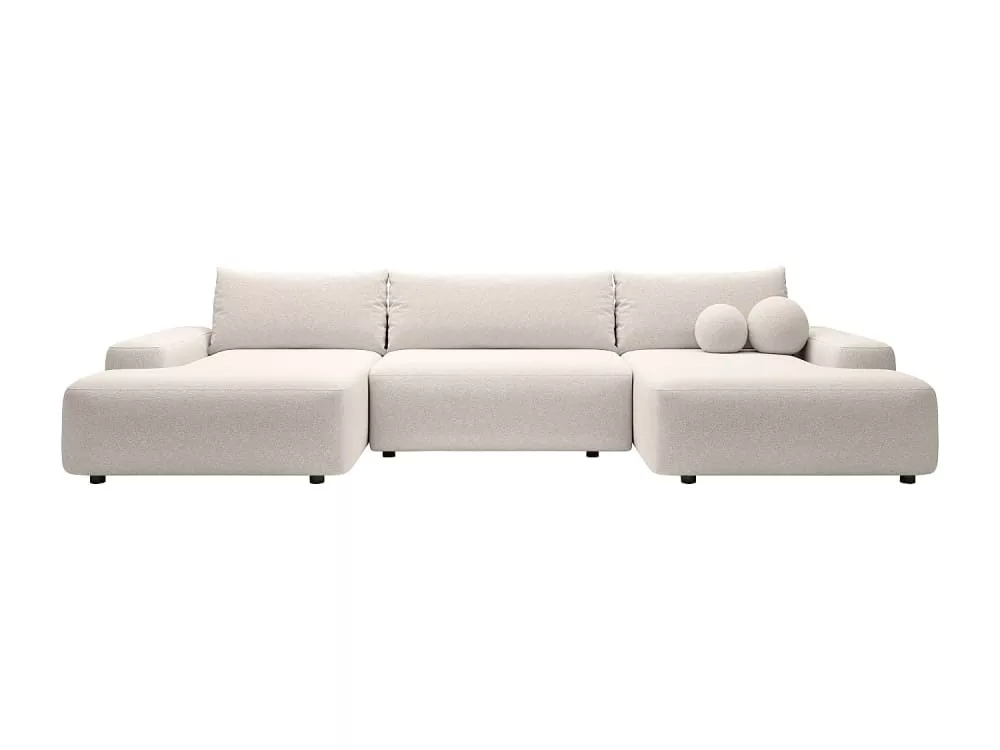 Canapé convertible polyester 7 places Daviso