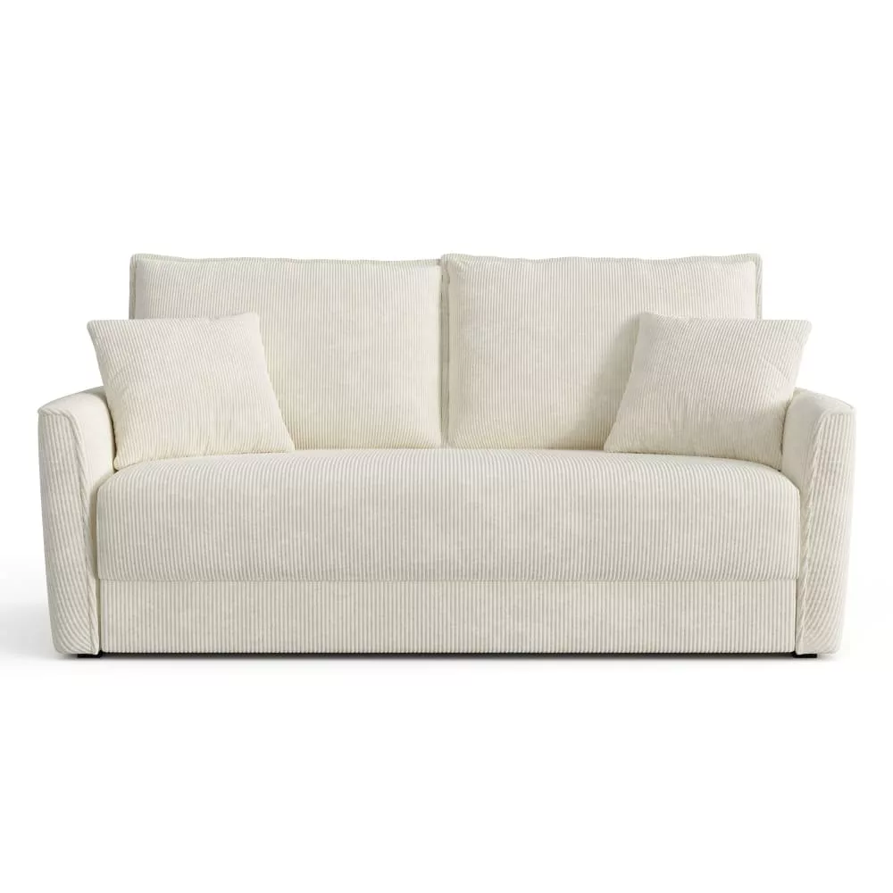 Canapé convertible 3 places velours côtelé 180cm Luxo