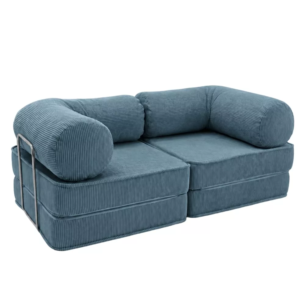 Canapé lounge convertible à modules indépendants