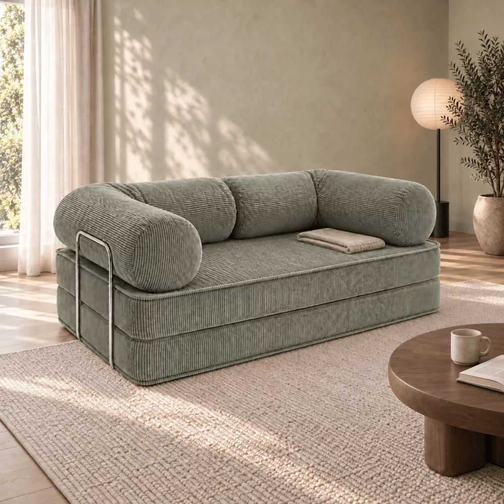 Canapé modulable contemporain à assise profonde