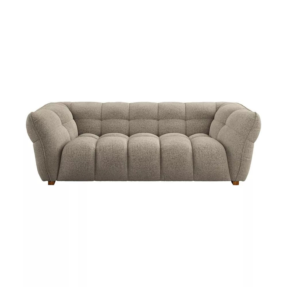Canapé 3 places en tissu chenille nino – grège