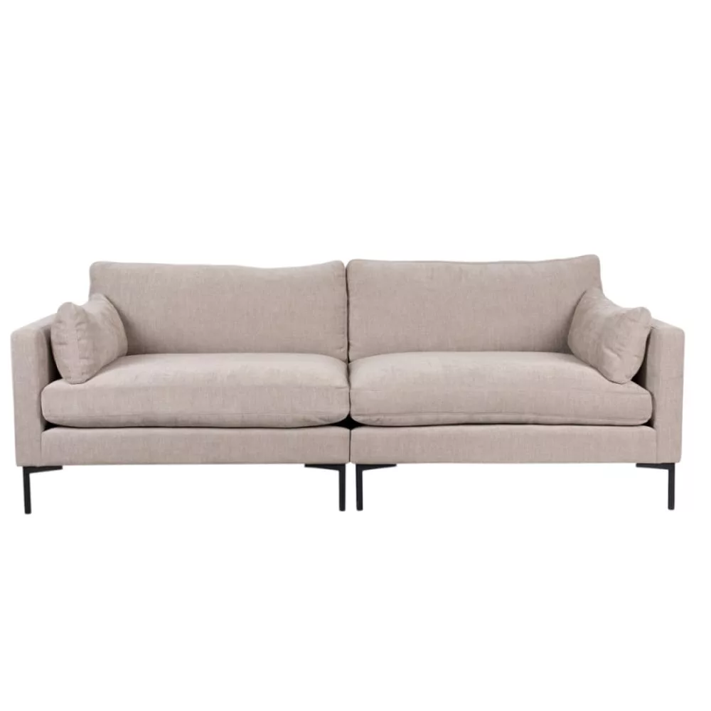 Canapé 3 places en tissu microfibres l 230
