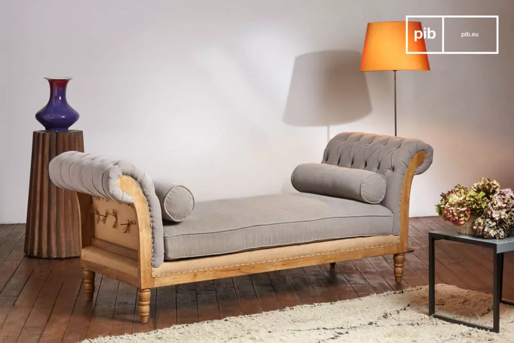Banquette 2 places en tissu Montaigu