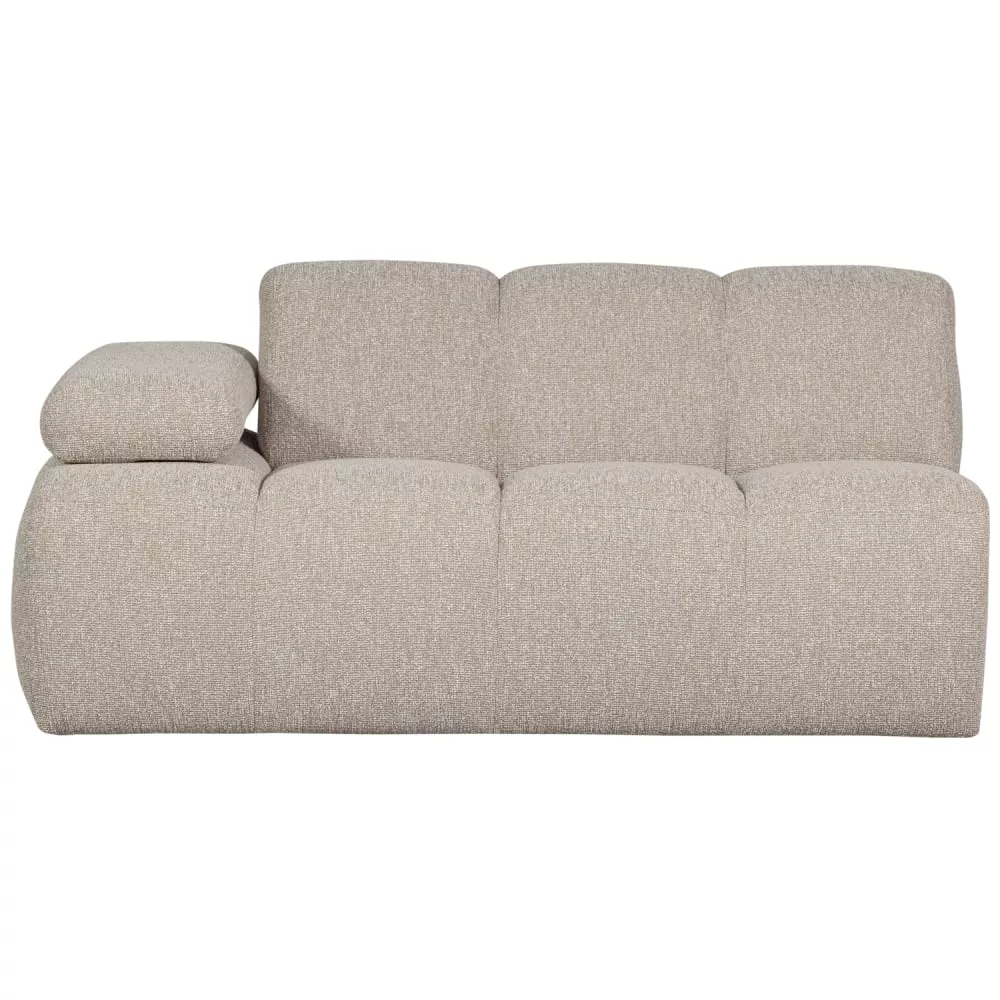 Élément de canapé 1,5 places de bouclé