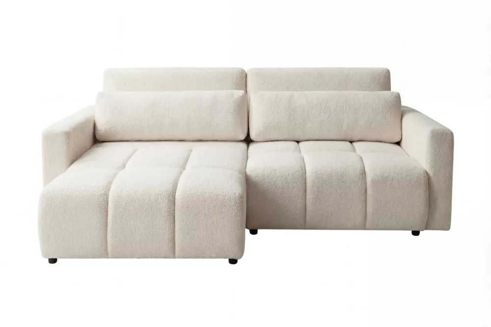 Canapé amovible convertible tissu texturé 3 places