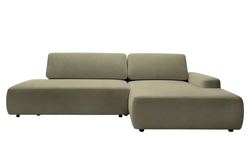 Canapé d'angle convertible tissu 3 places