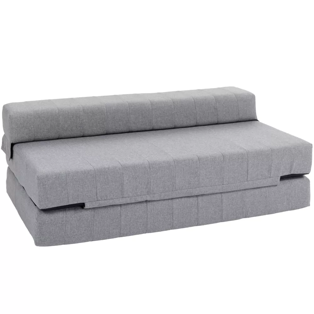 Canapé de sol 2 places en polyester pliable