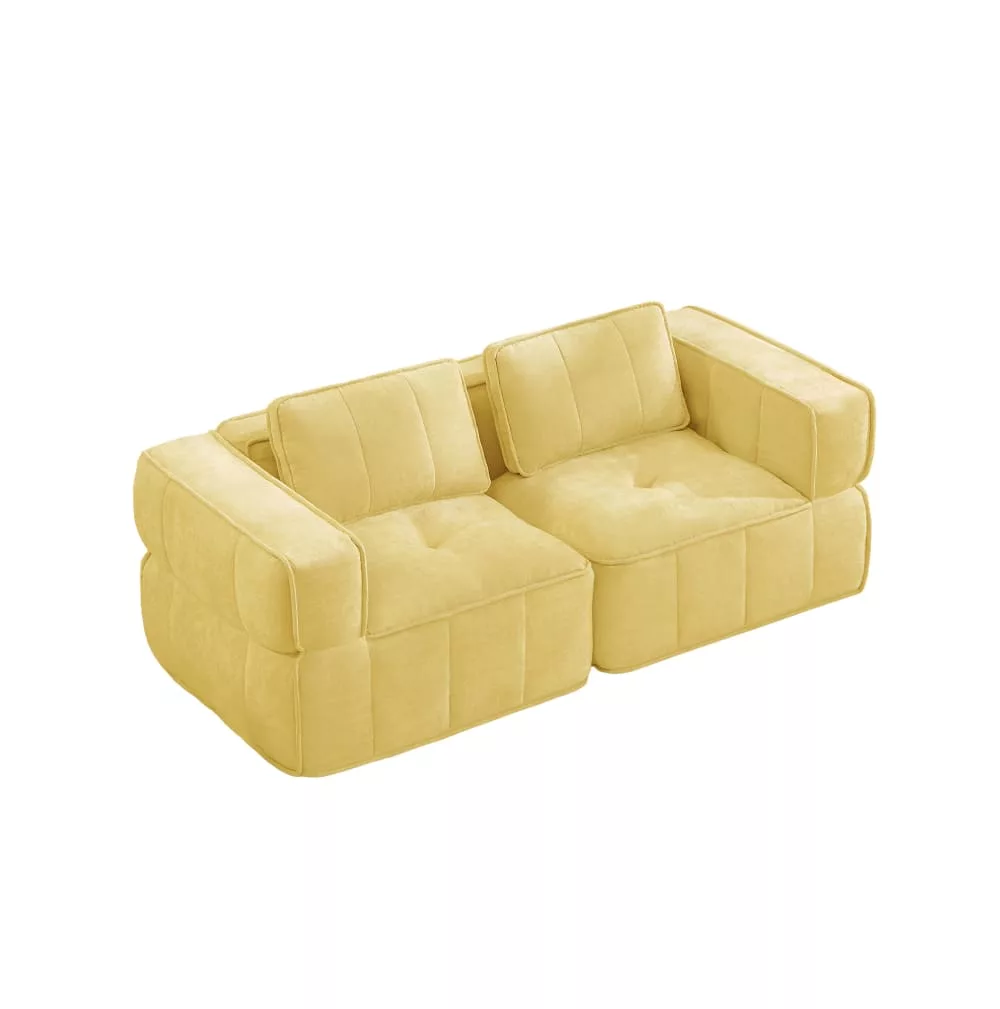 Canapé modulaire sans armature en polyester