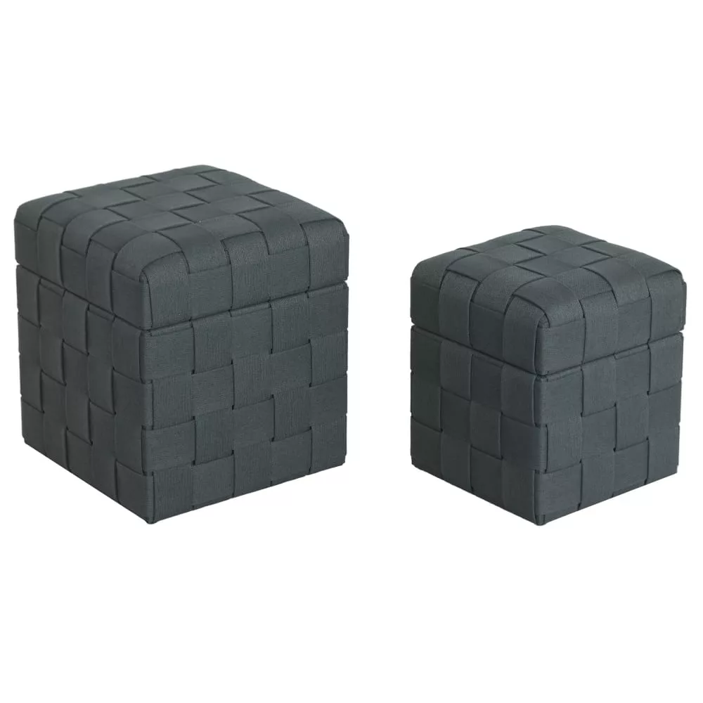 Ensemble de 2 banquettes en polyester menthe