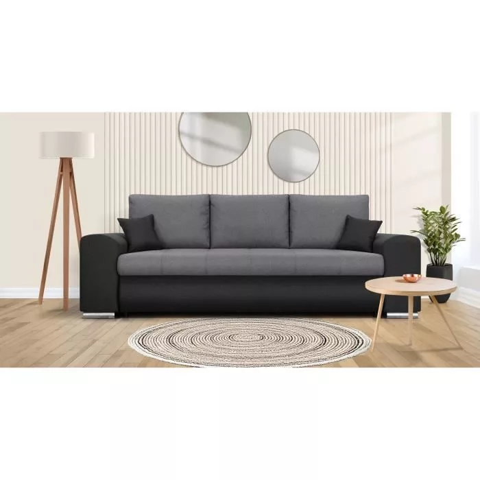 Canapé convertible avec coffre de rangement 3 places – INDIAN