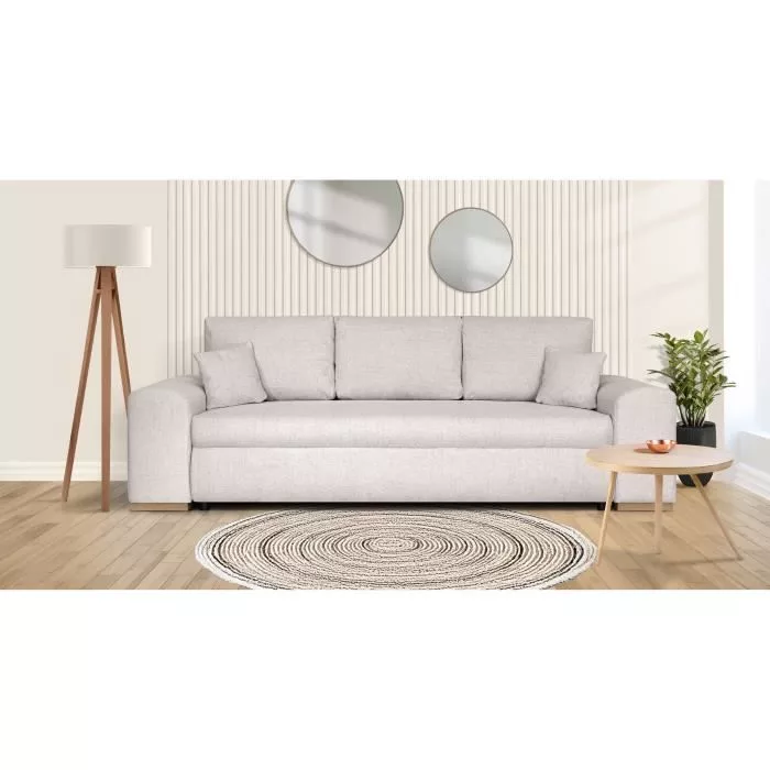Canapé convertible avec coffre de rangement 3 places – INDIAN