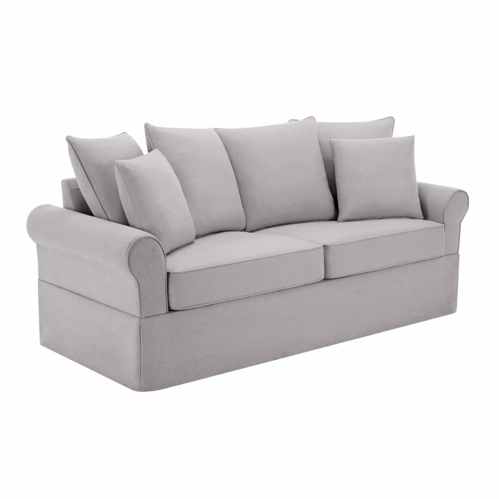 Canapé 3 places en polyester l 200 cm Meredith