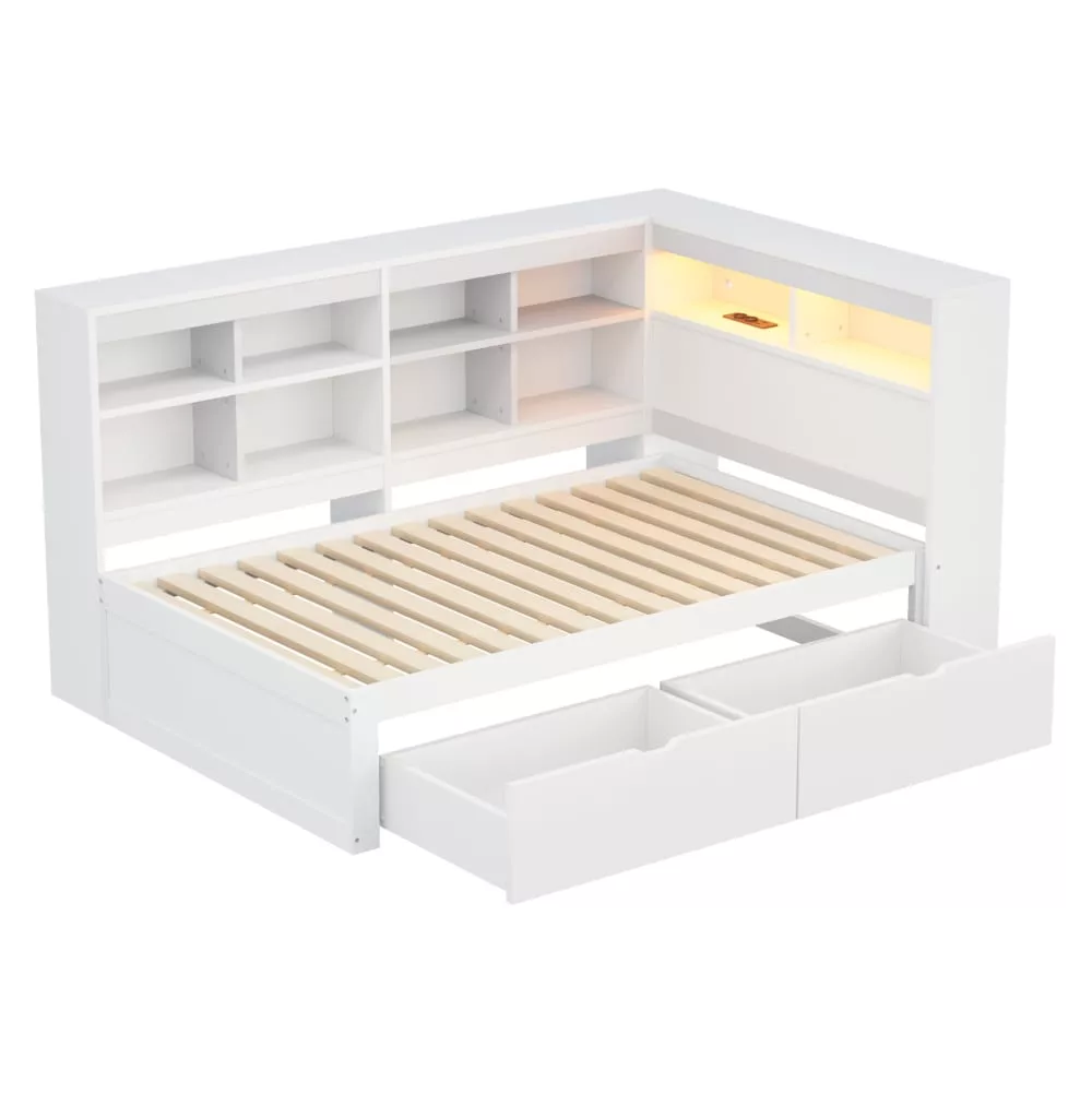 Canapé-lit avec rangements