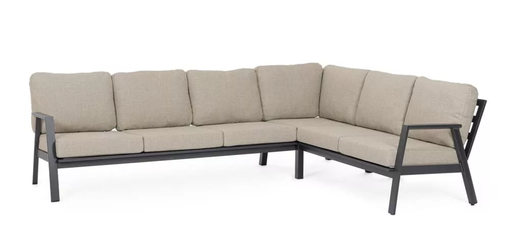 Canapé modulable en aluminium