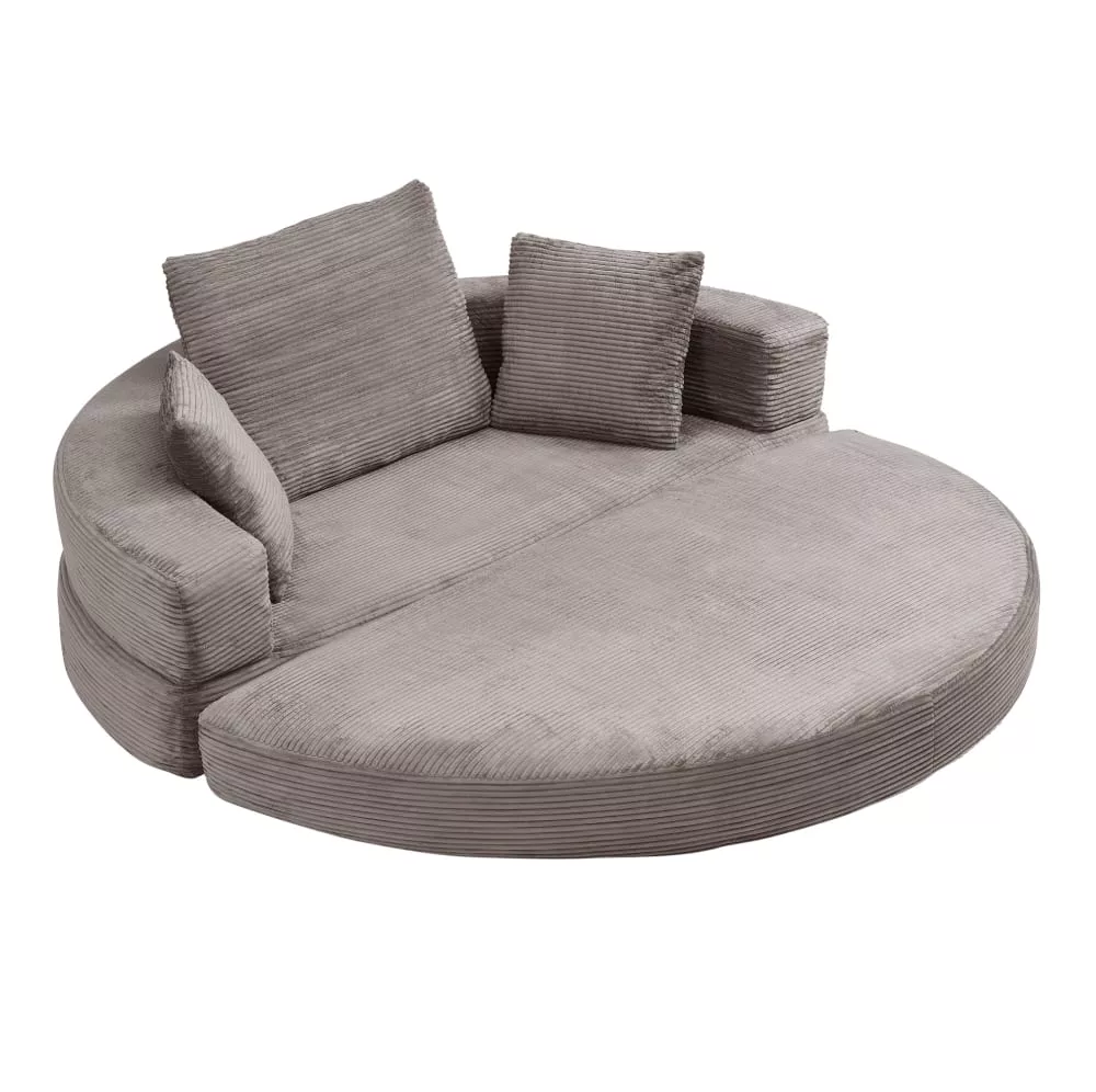 Canapé convertible et avec 3 coussins
