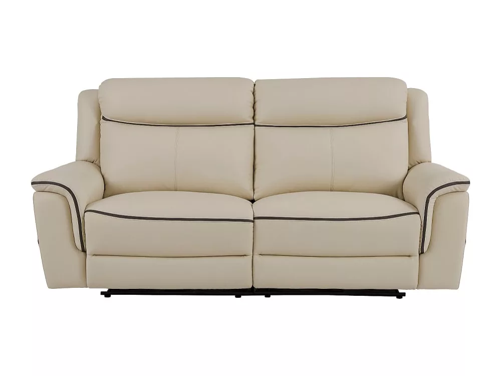 Canapé relaxation cuir 3 places Adelio