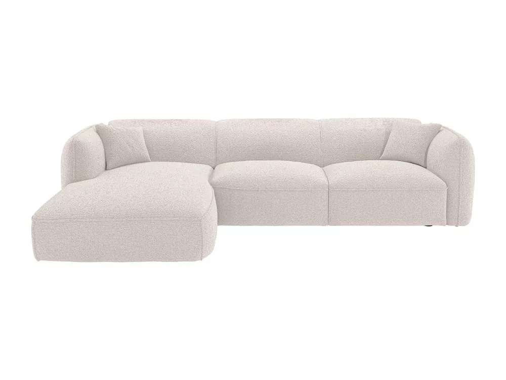 Canapé d'angle polyester 5 places Camilio