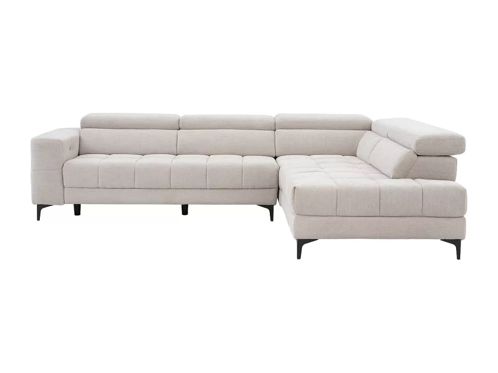 Canapé d'angle polyester 5 places Moniso