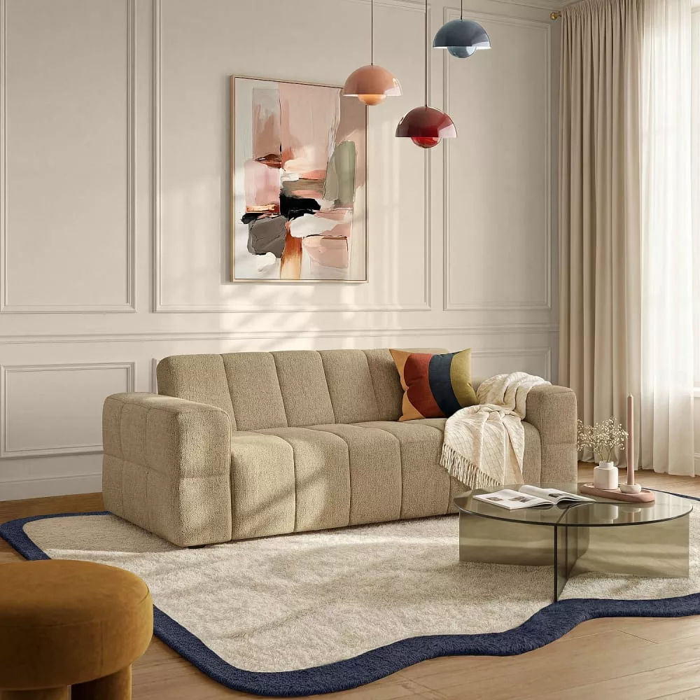 Canapé convertible 3 places – couchage 140 cm