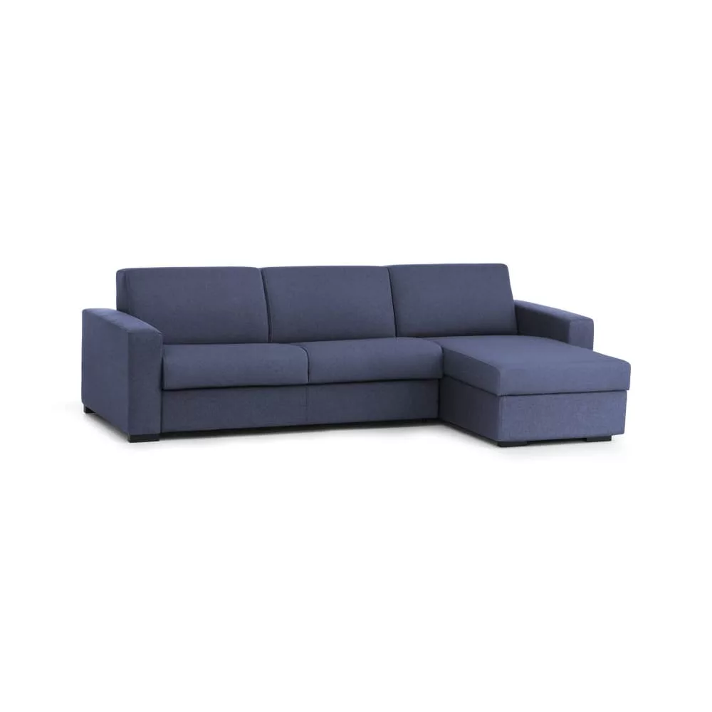 Canapé d'angle convertible en tissu Alisea