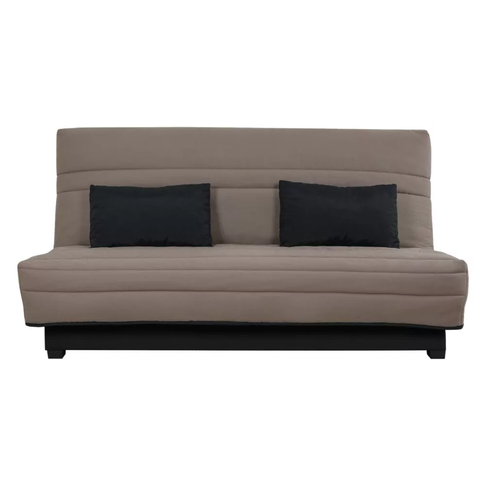 Banquette clic clac convertible 2 places tissu