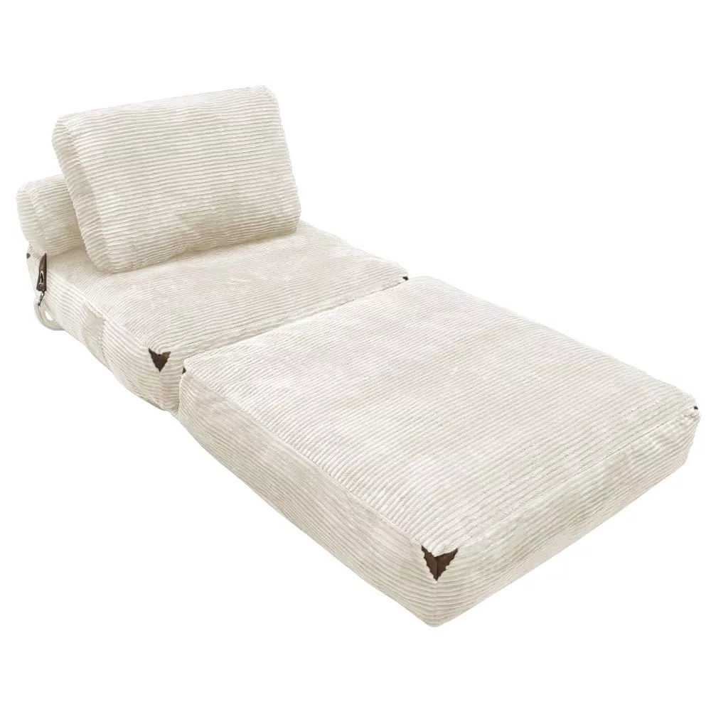 Canapé convertible pliable en flanelle