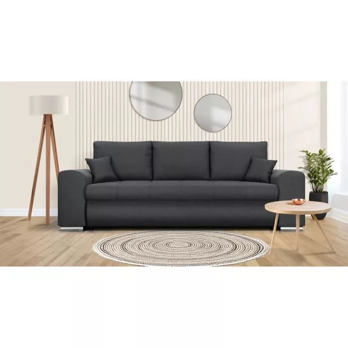Canapé convertible avec coffre de rangement 3 places – INDIAN