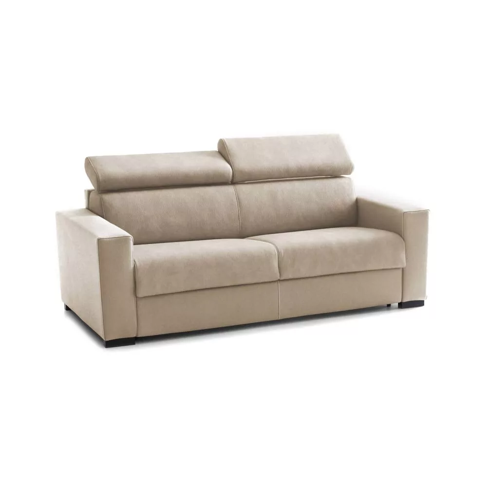 Canapé lit 2 places en tissu 180x95h85 cm Aieie