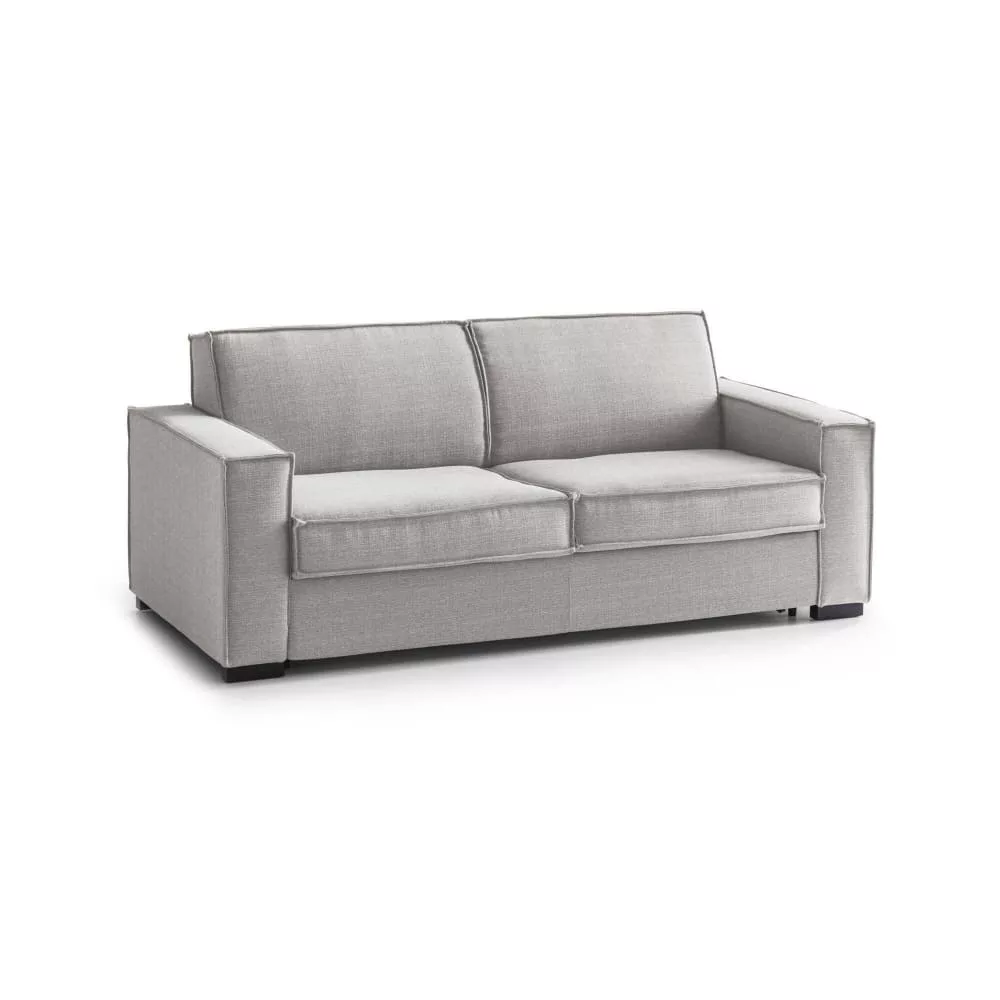 Canapé lit 2 places en tissu 180x95h90 cm Alisa
