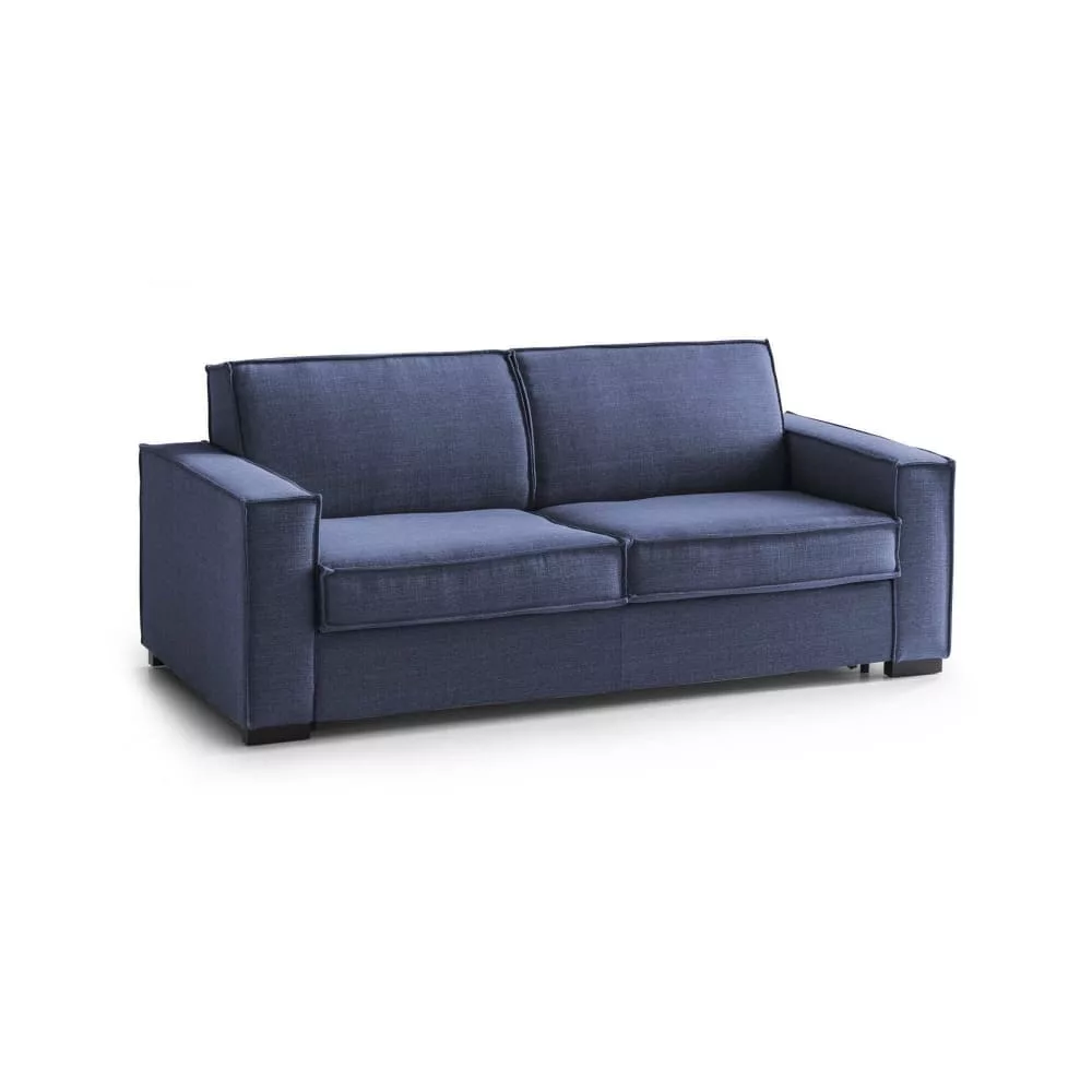 Canapé lit 3 places en tissu 200x95h90 cm Adalberto