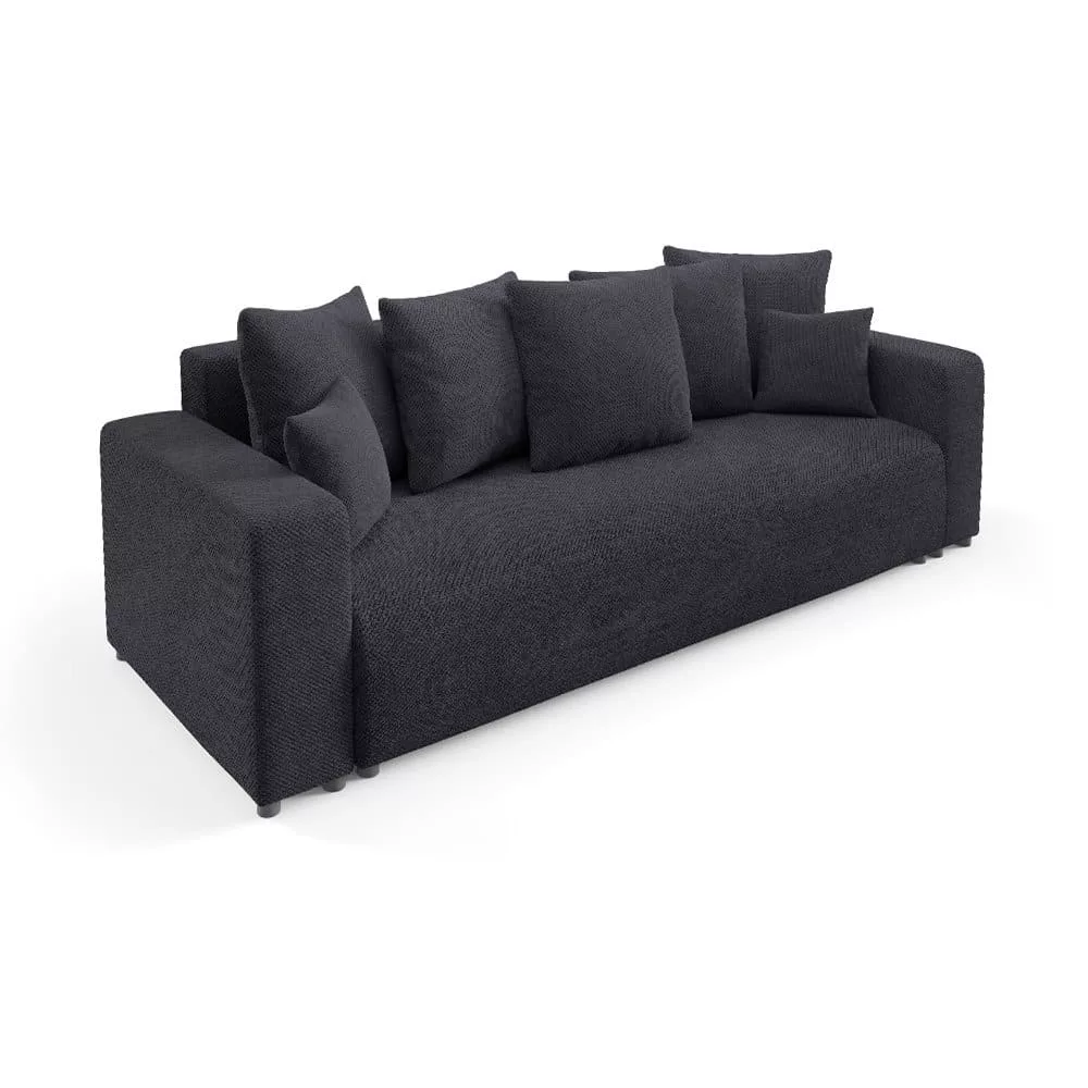 Canapé convertible 3 places en tissu Gloria