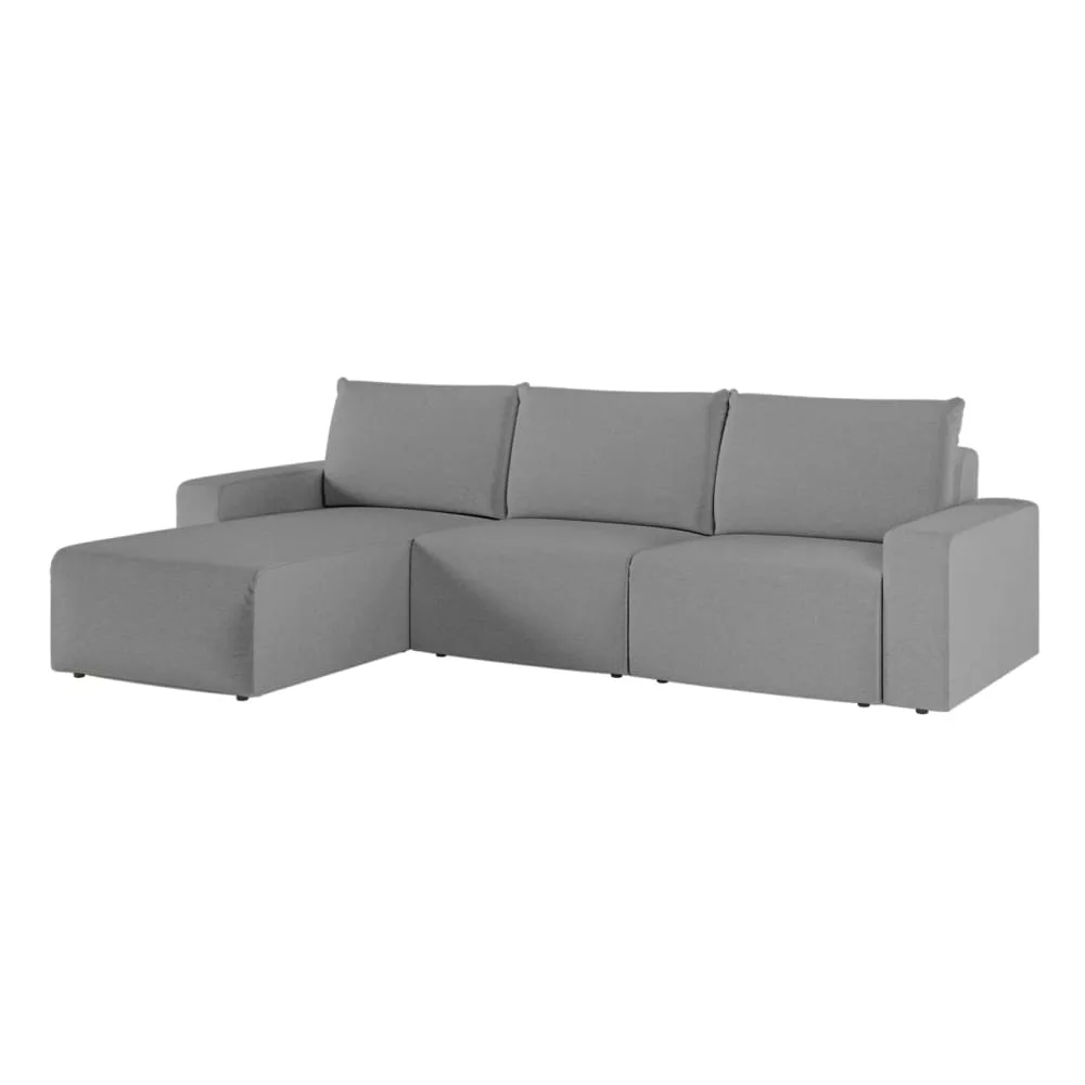Canapé d'angle réversible 4 places tissu Romane