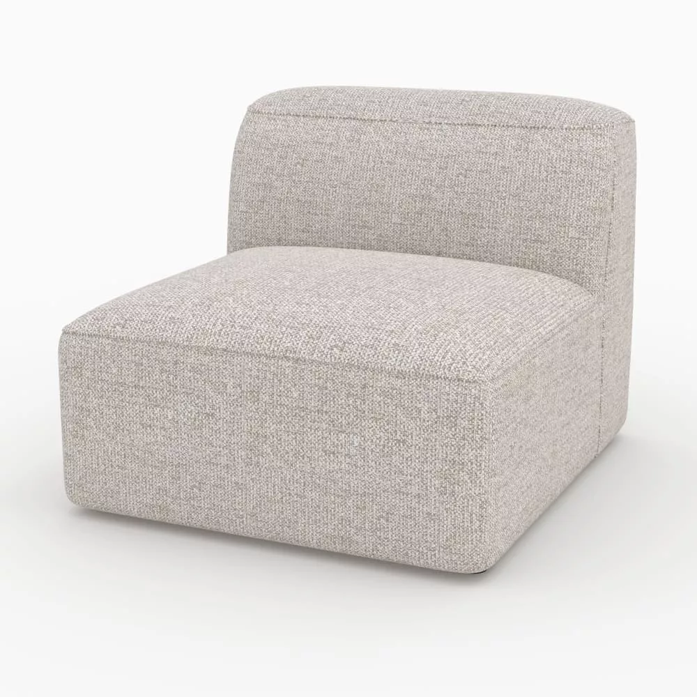 Chauffeuse pour canapé modulable en tissu Hestia