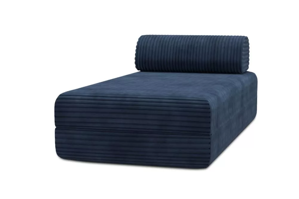 Méridienne convertible et modulable 3 places en velours