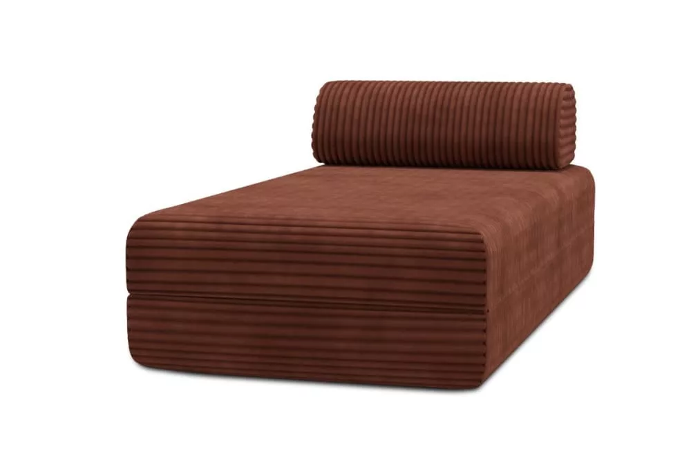 Méridienne convertible et modulable 3 places en velours