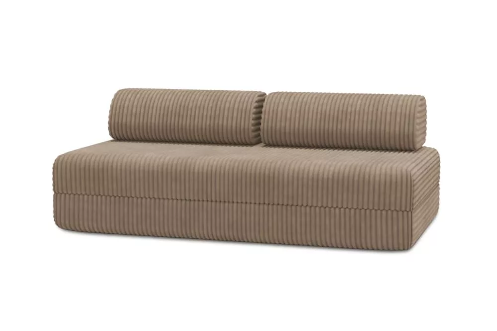 Canapé convertible et modulable 3 places en velours
