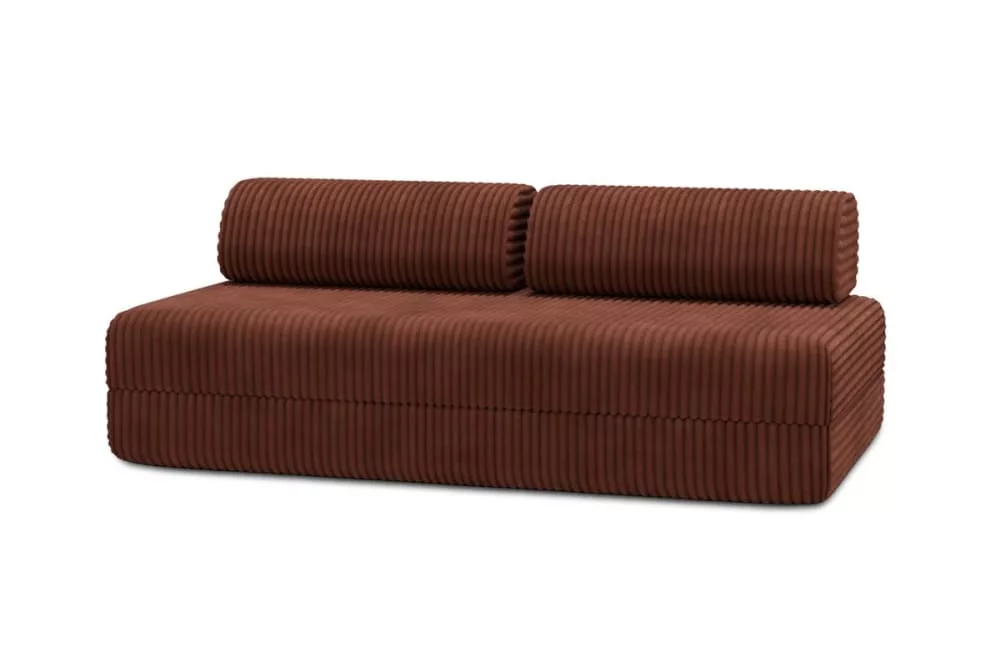 Canapé convertible et modulable 3 places en velours