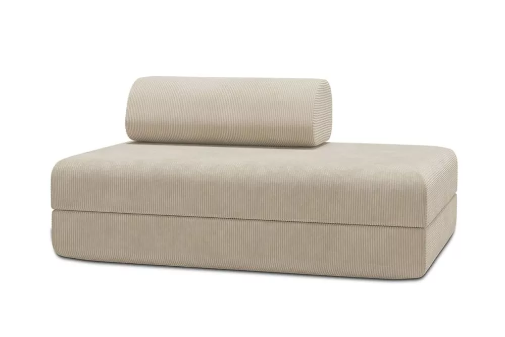 Canapé convertible et modulable 2 places en velours