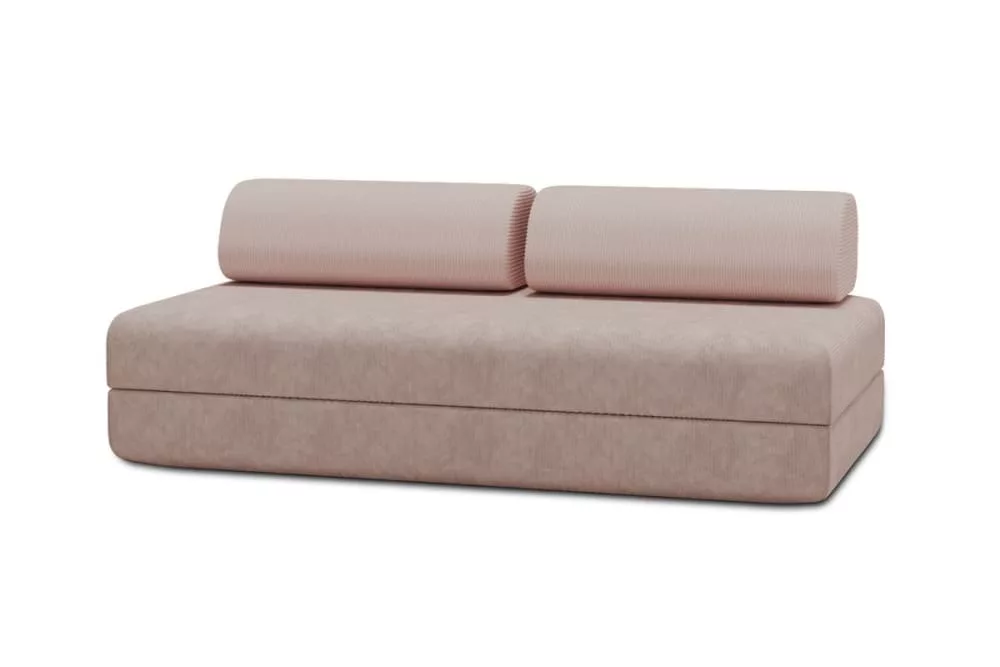 Canapé convertible et modulable 3 places en velours côtelé