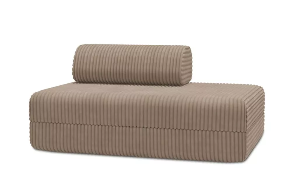 Canapé convertible et modulable 2 places en velours
