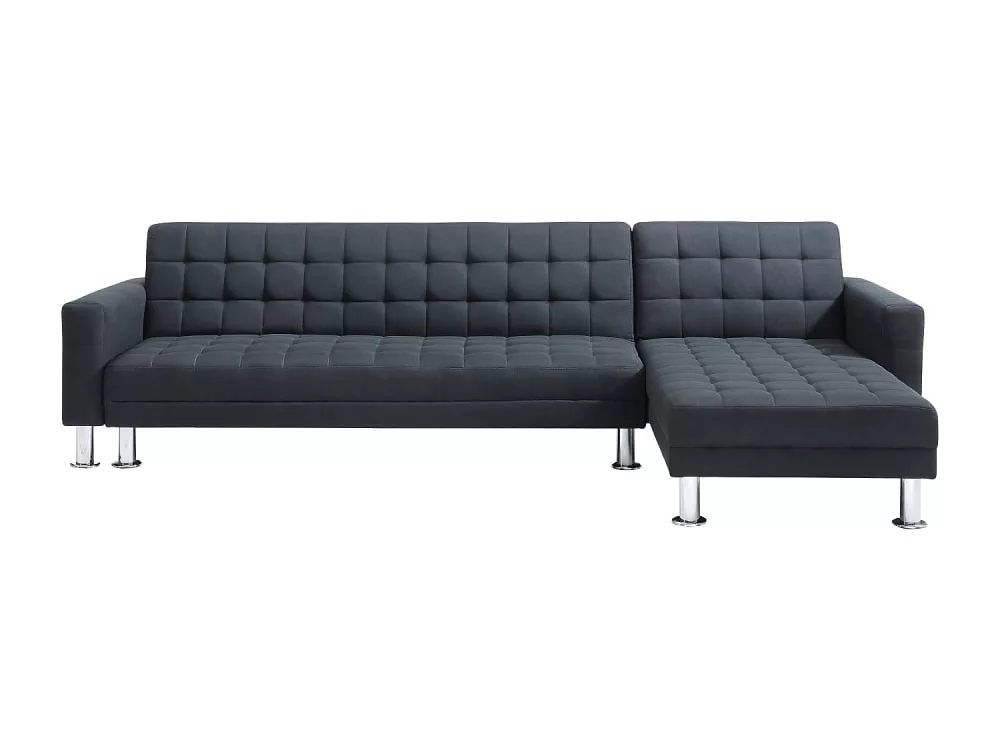 Canapé d'angle polyester 5 places Willis