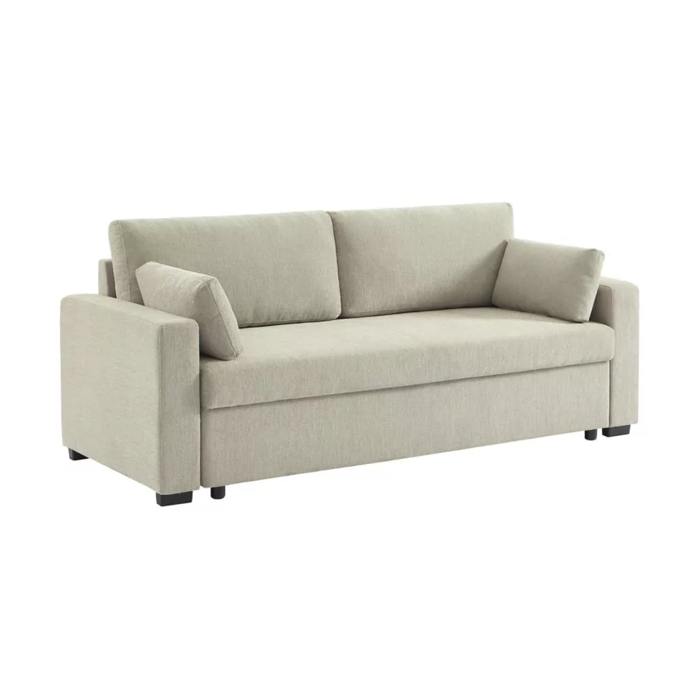 Canapé convertible 3 places tissu chenille Easy