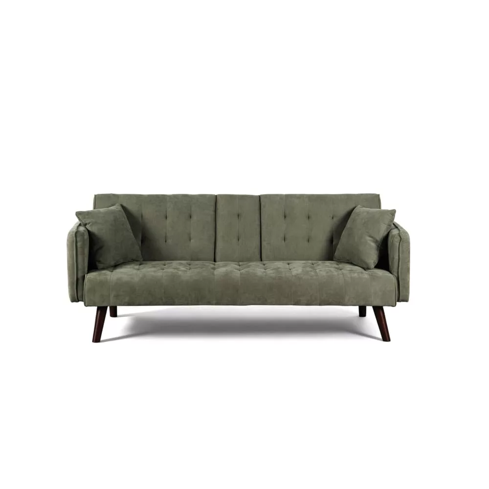 Canapé convertible en tissu chenille 3 places Cenoa